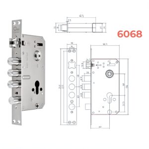 Замок, Замок Gimmel 6068 цилиндровый